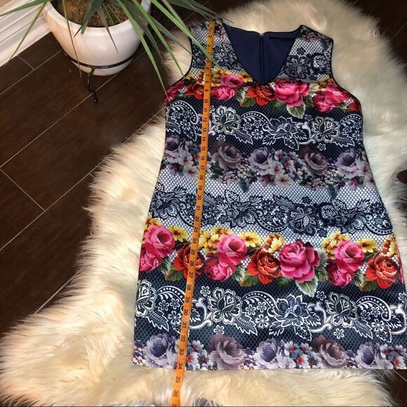 Cynthia Steffe floral dress sz 12 - Picture 9 of 11